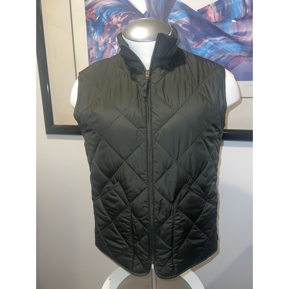 NWT J Crew Quilted Authentic Outerwear Full Zip Walker Layering Vest Jacket L